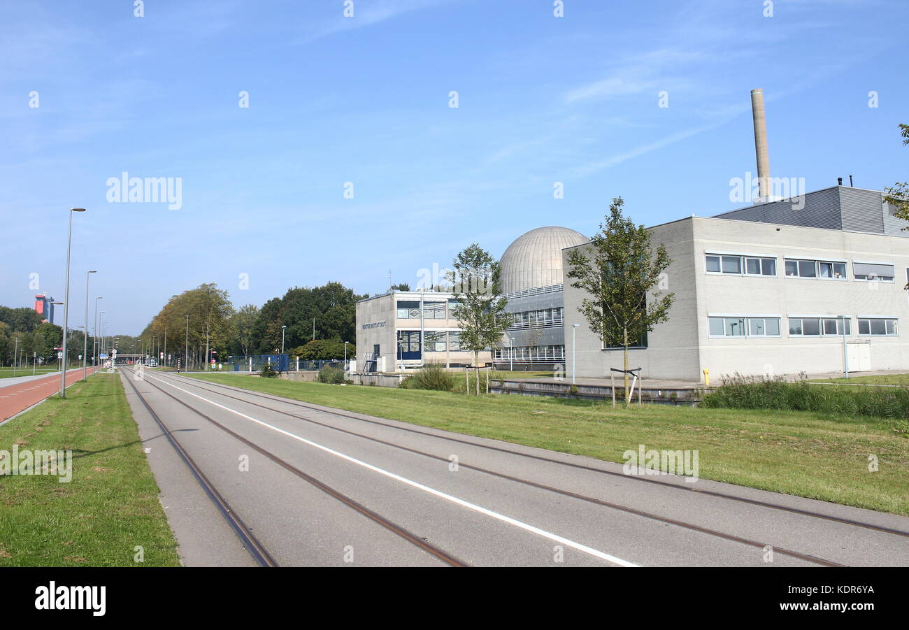 Reactor Institute Delft, nuclear research institute at the campus of Delft University of Technology in Delft, Netherlands Stock Photo