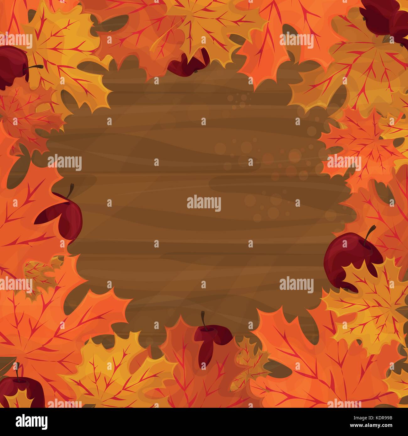 Frame with autumn colorful leaves Stock Vector Image & Art - Alamy