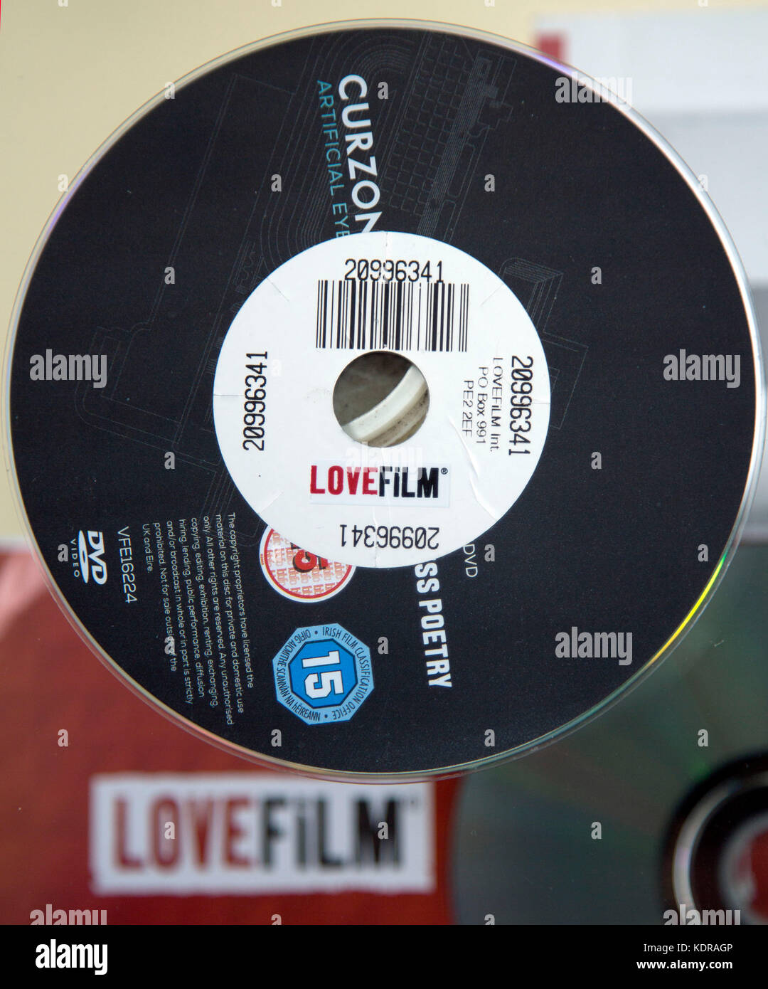 Lovefilm movie DVD rental by post service ends in October 2017 Stock Photo  - Alamy
