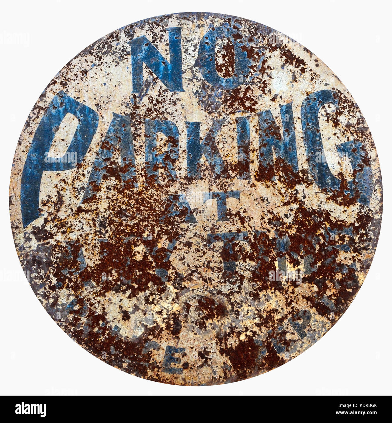 Vintage no parking sign hi-res stock photography and images - Alamy