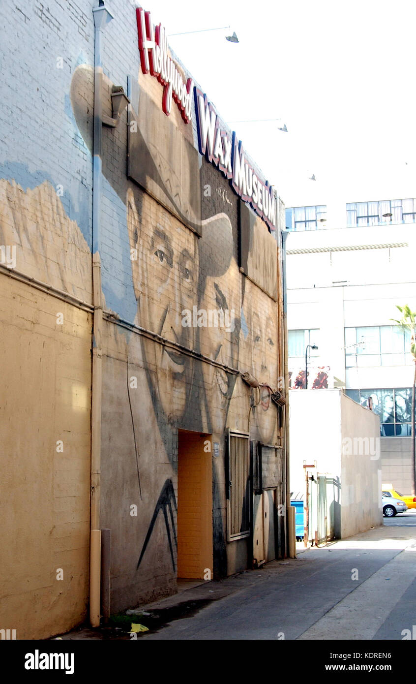 Los Angeles, 20/11/2009 Los Angeles murals John Wayne, Elvis