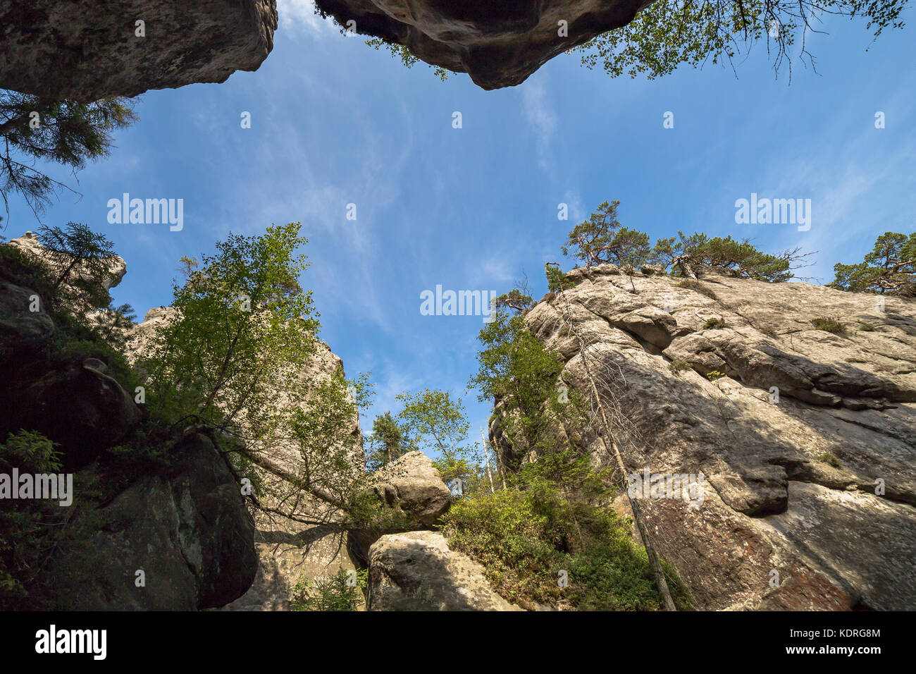 Beautiful summer mountain landscape with clouds Stock Photo - Alamy