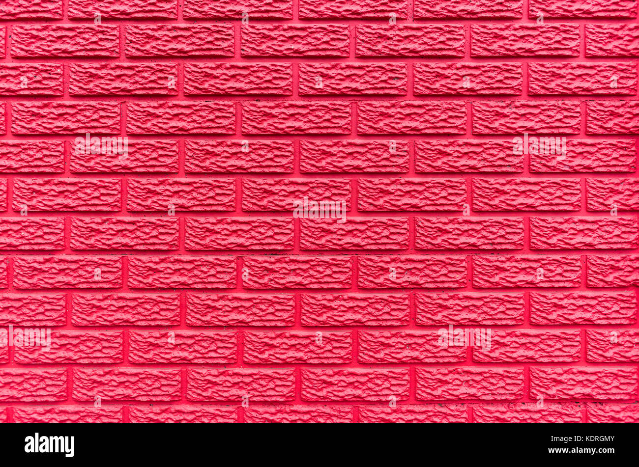 Wall brick mold slats closeup pastel color red paint detail texture