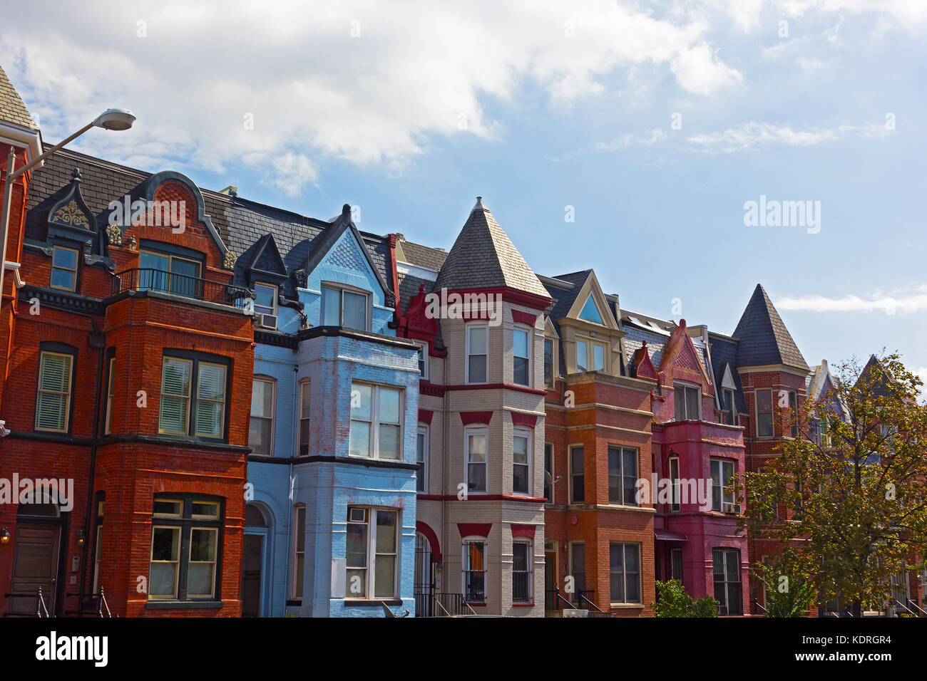 Brick Row Houses Stock Photos & Brick Row Houses Stock Images Alamy