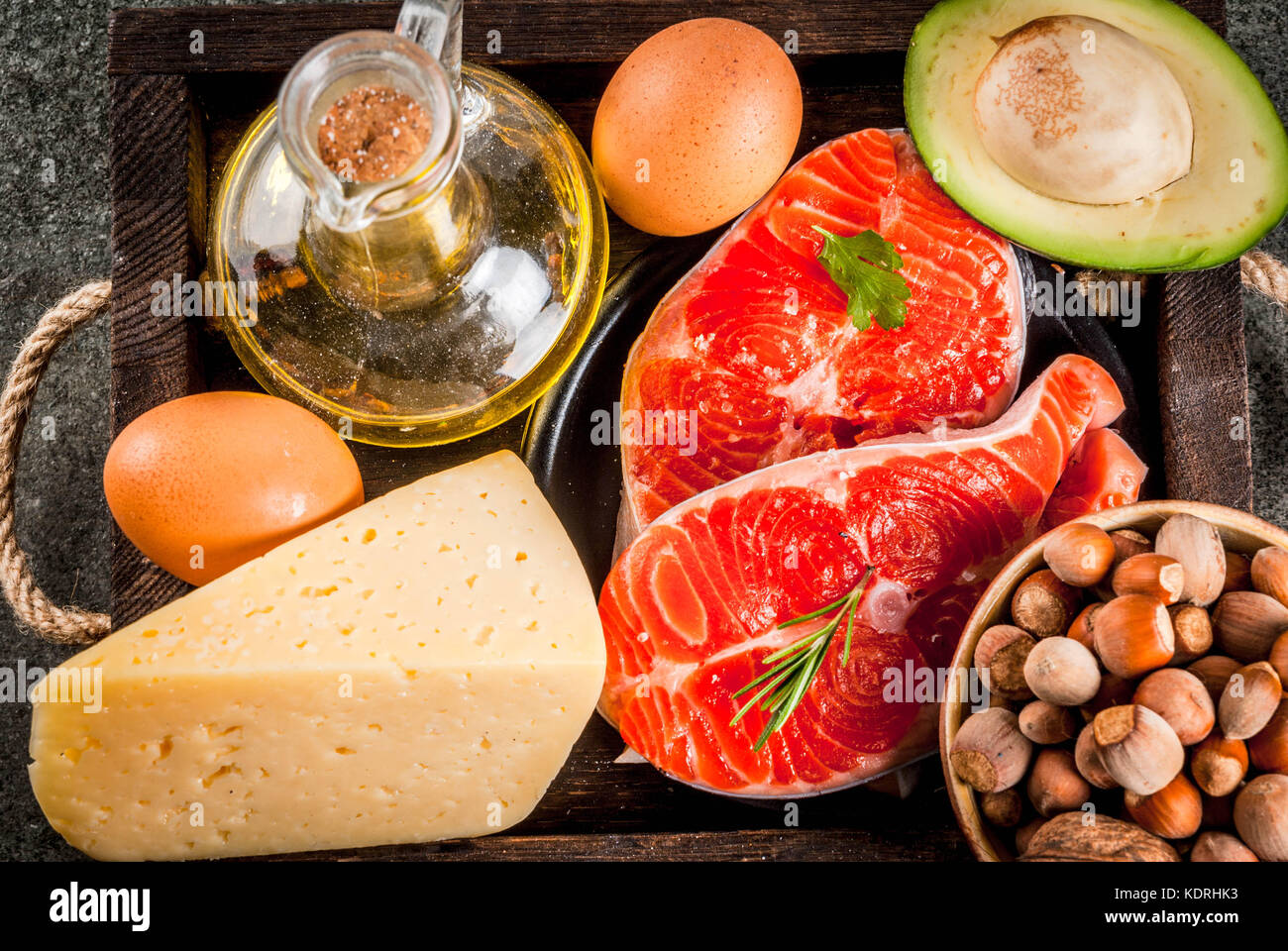 Healthy organic food. Products with healthy fats. Omega 3, omega 6