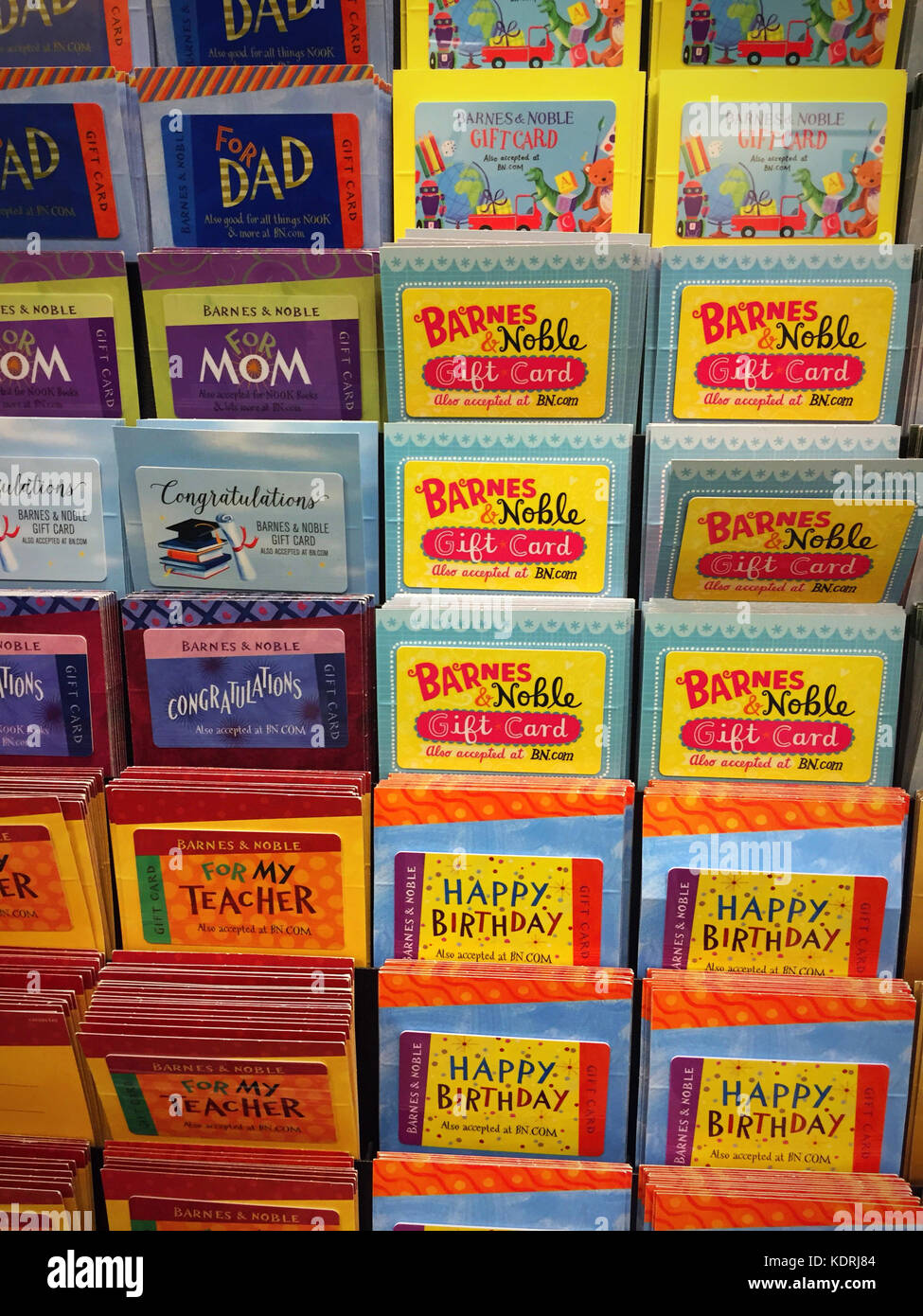 Gift card display at store hi-res stock photography and images - Alamy