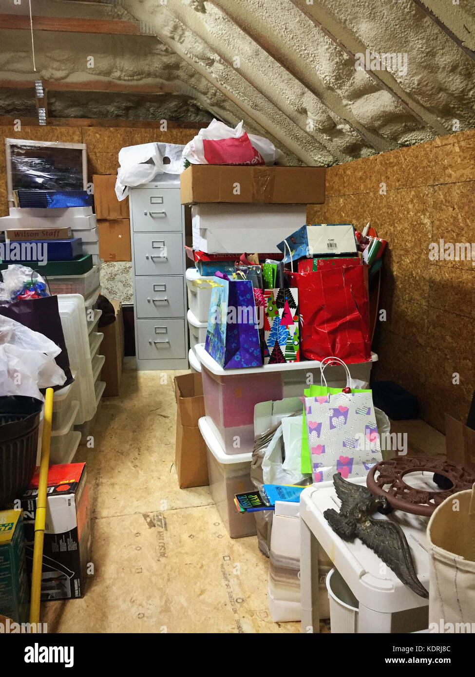 Attic boxes hires stock photography and images Alamy