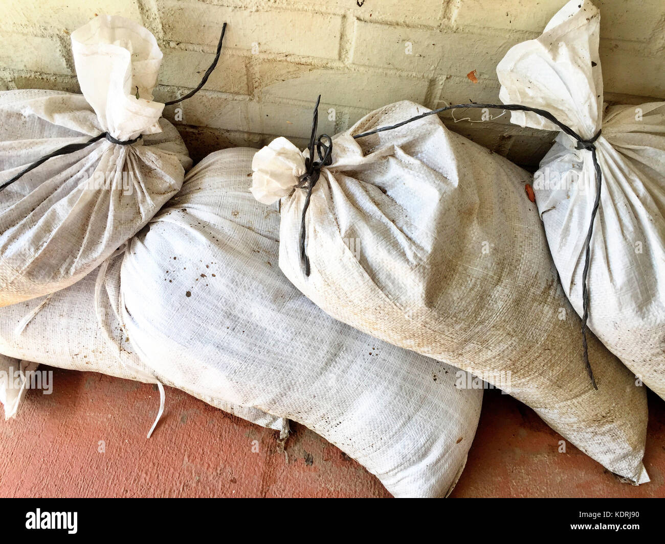 prefilled Sandbags, USA Stock Photo Alamy