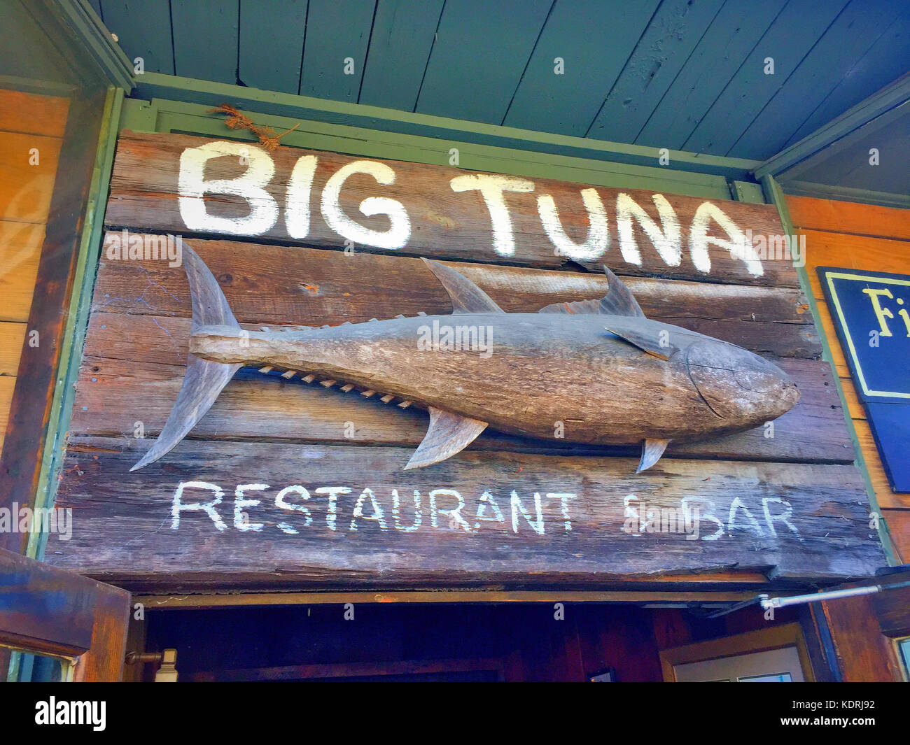 Big Tuna Restaurant & Bar Sign, SC, USA Stock Photo Alamy