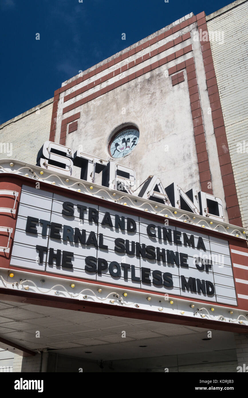 Strand Theater in Georgetown, South Carolina, USA Stock Photo