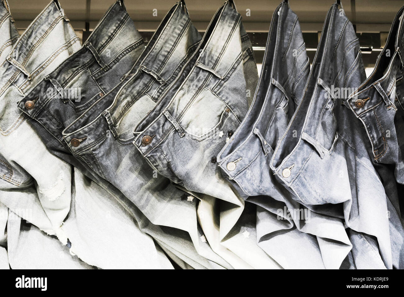 Denim Jeans Display, USA Stock Photo - Alamy