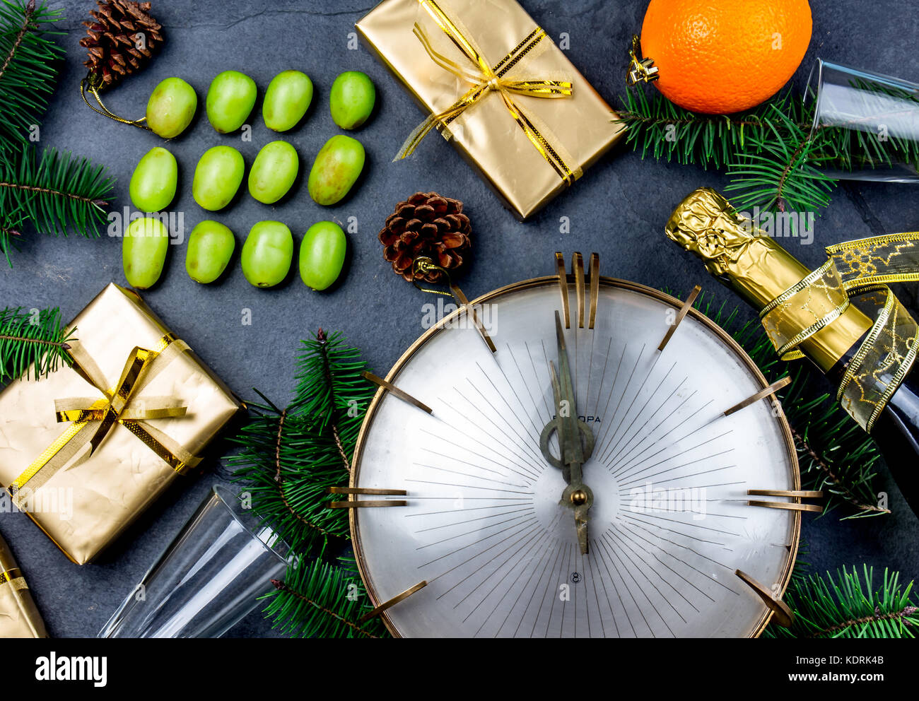 NEW YEAR TRADITION. Latin American and Spanish New Year traditional