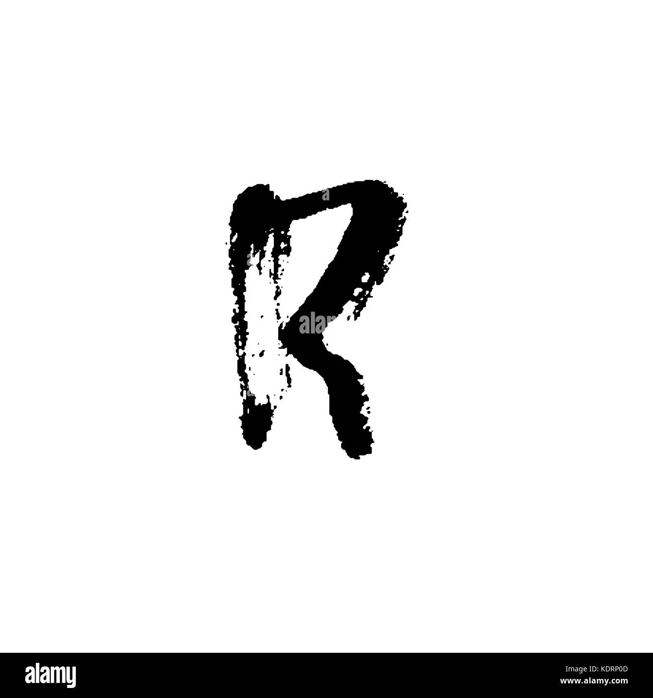 Painted watercolor alphabet Stock Vector Images - Alamy