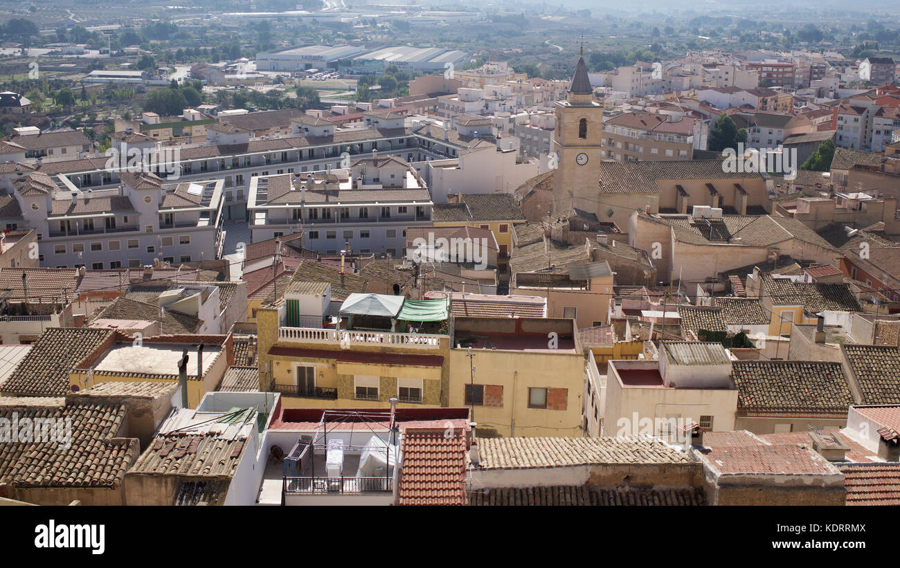 The municipality of Sax in Alicante, Spain Stock Photo Alamy