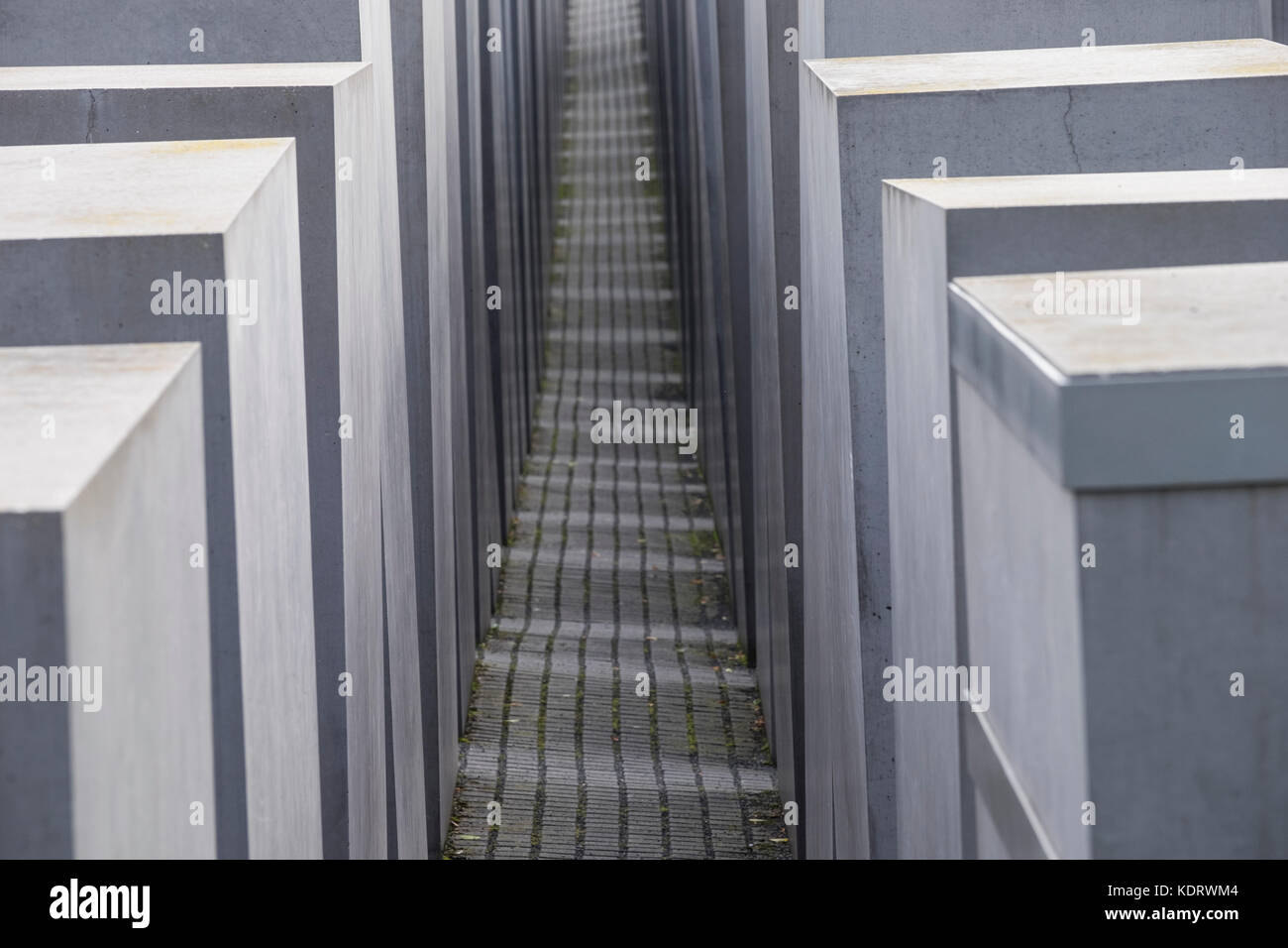 The Jewish Holocaust memorial in the centre of Berlin, Germany Stock Photo