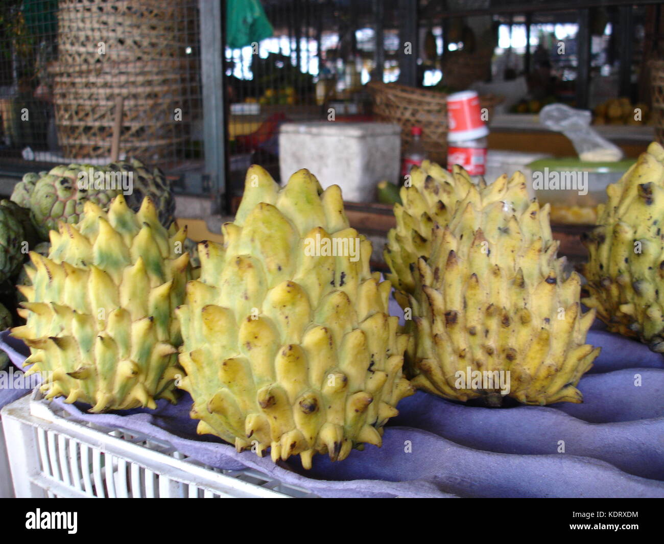 Ver-o-peso market, biribá fruit Stock Photo