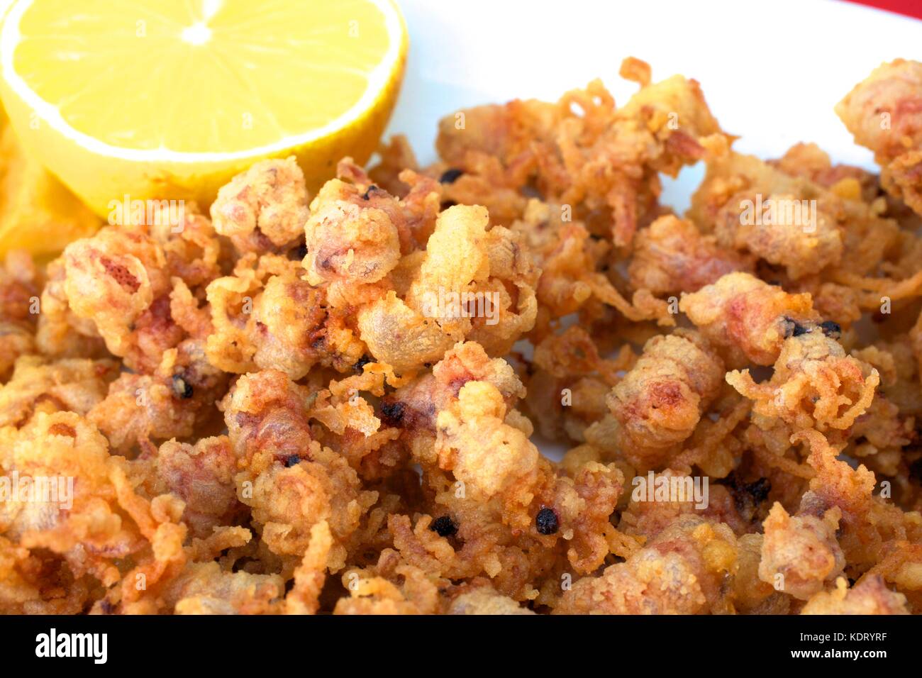 Deep fried baby squid tapas hi-res stock photography and images - Alamy