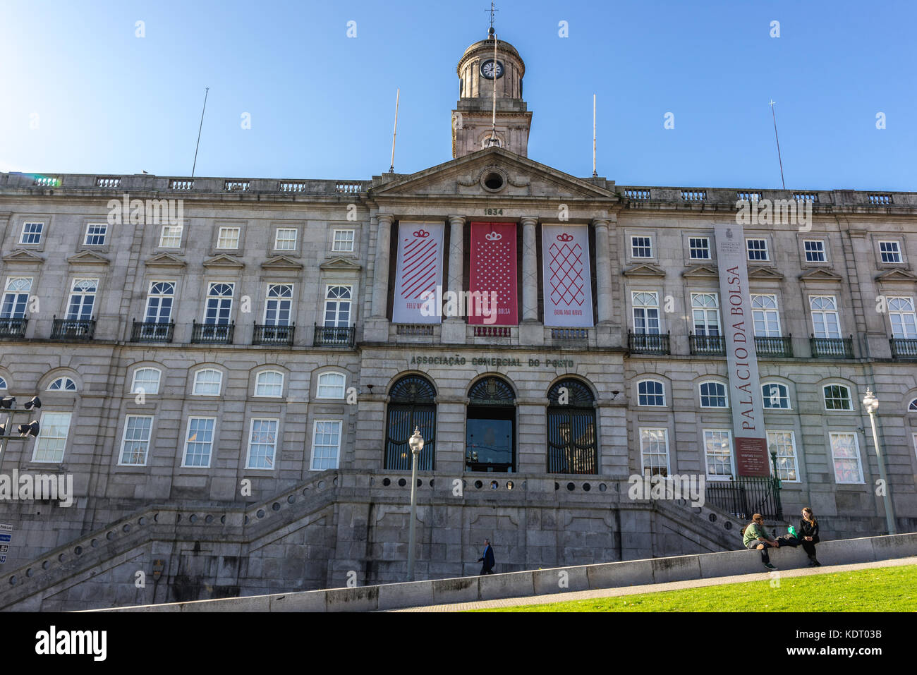 19th century Bolsa palace (Palacio da Bolsa - Stock Exchange Palace) in  Porto city on Iberian Peninsula, second largest city in Portugal Stock  Photo - Alamy