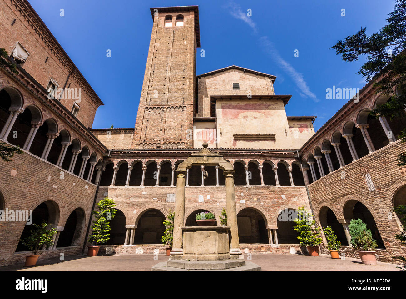 The Basilica Di Santo Stefano And The Sette Chiese In Bologna Italy Stock Photo Alamy