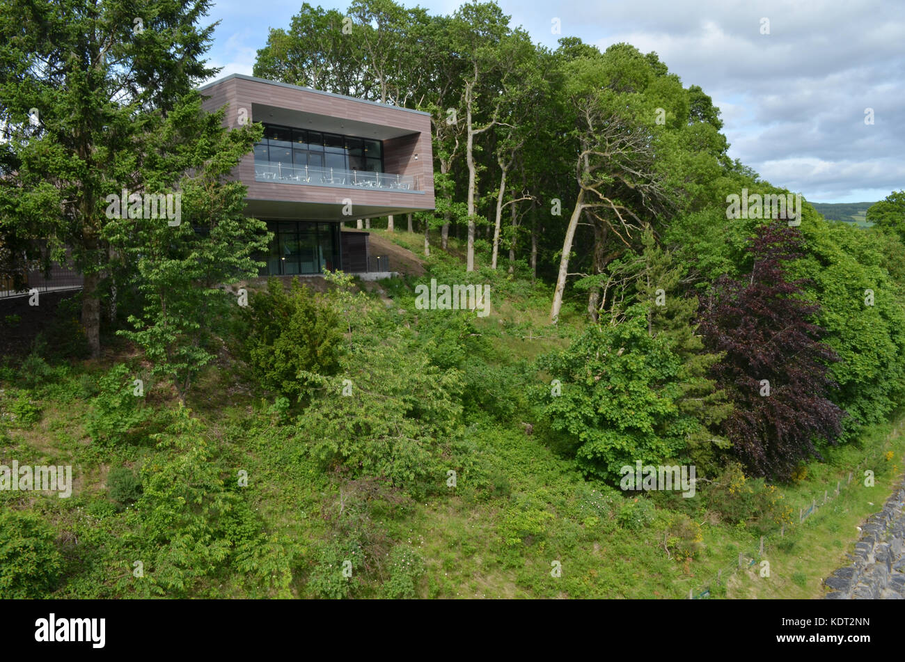 Pitlochry Dam Visitor Centre Stock Photo Alamy