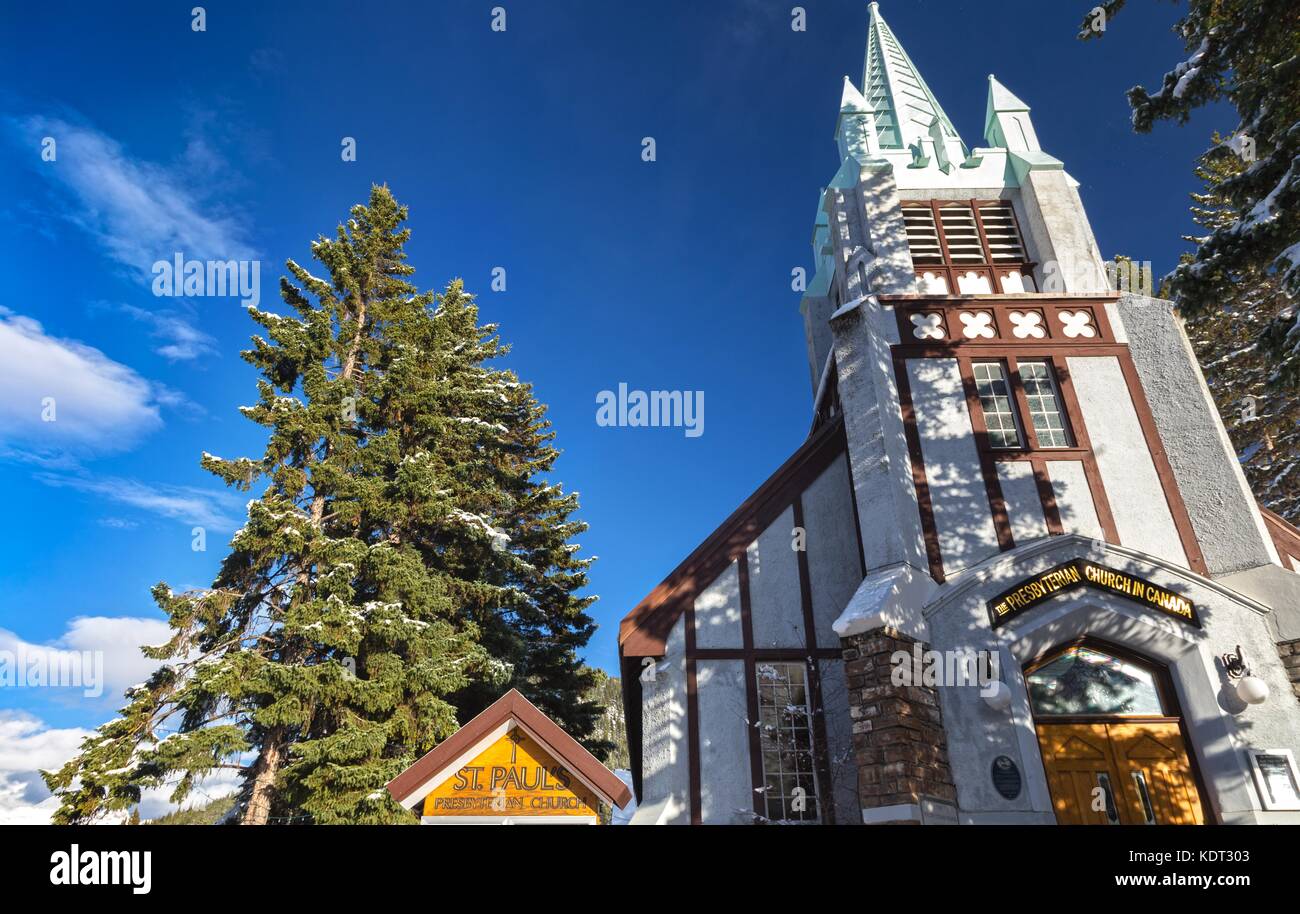 Church banff alberta canada hires stock photography and images Alamy