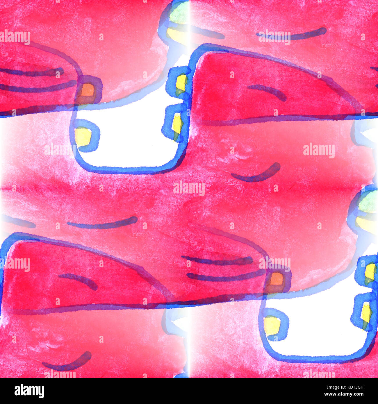Mural background seamless pattern monster background texture wa Stock ...
