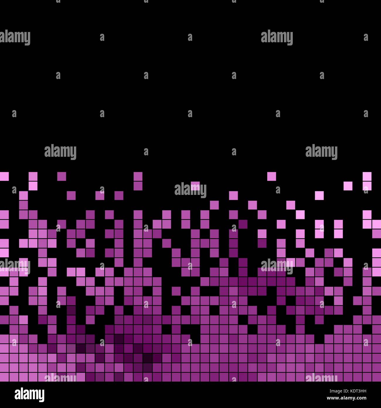 abstract vector square pixel mosaic background - purple Stock Vector ...