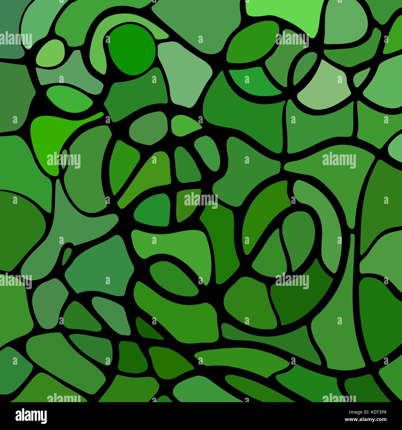 abstract vector stained-glass mosaic background - bright green Stock ...
