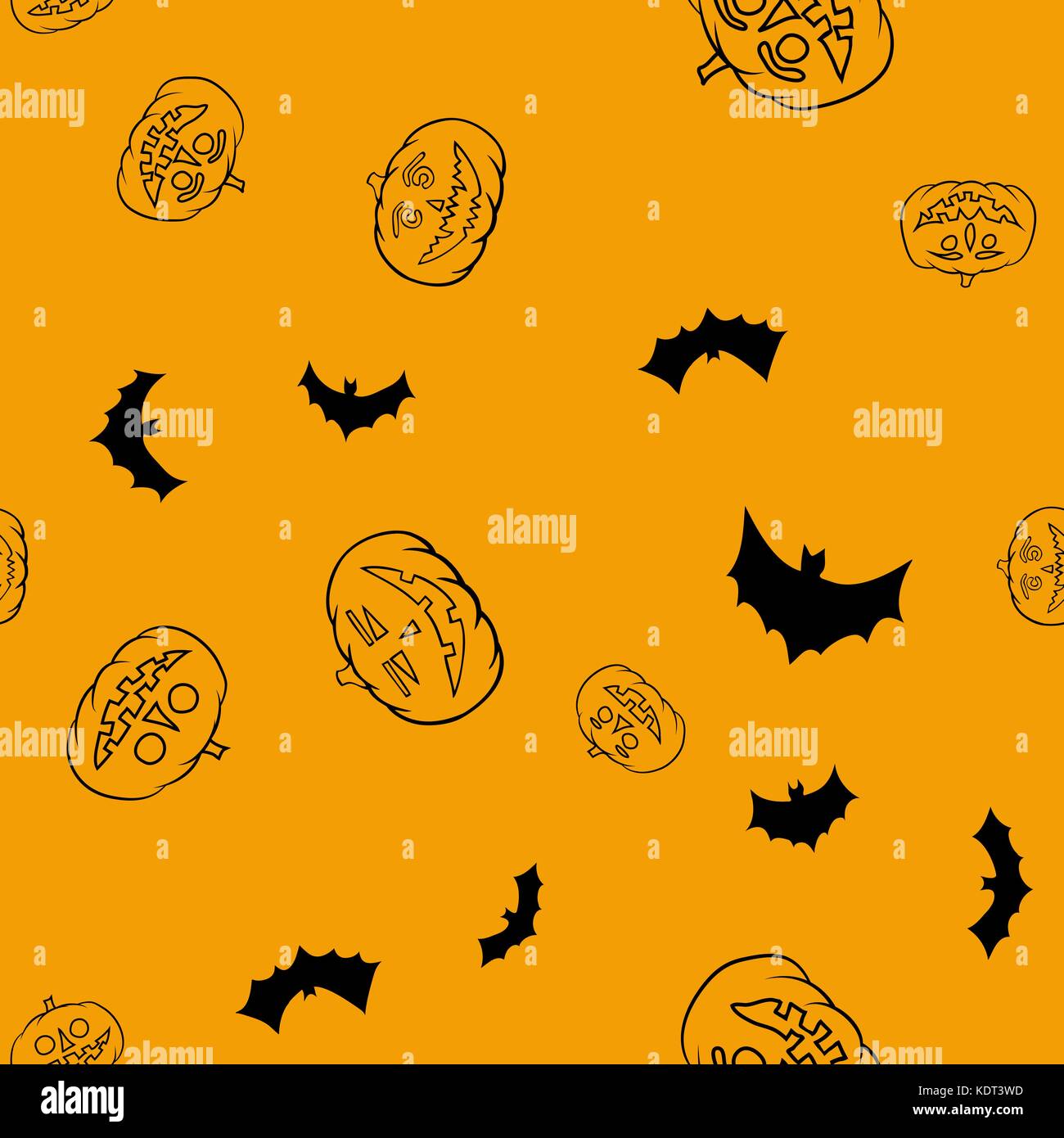 vector halloween seamless pattern Stock Vector Image & Art - Alamy