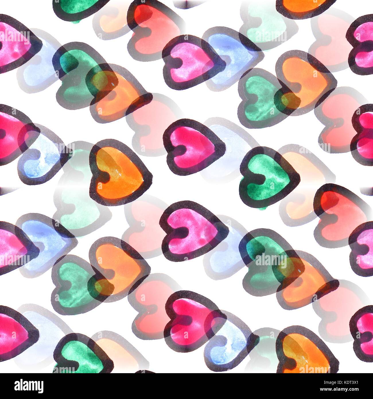 Mural heart background seamless pattern background texture wall Stock ...