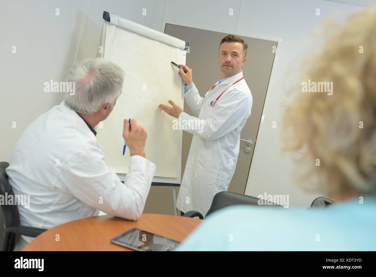 hospital management having a meeting Stock Photo - Alamy