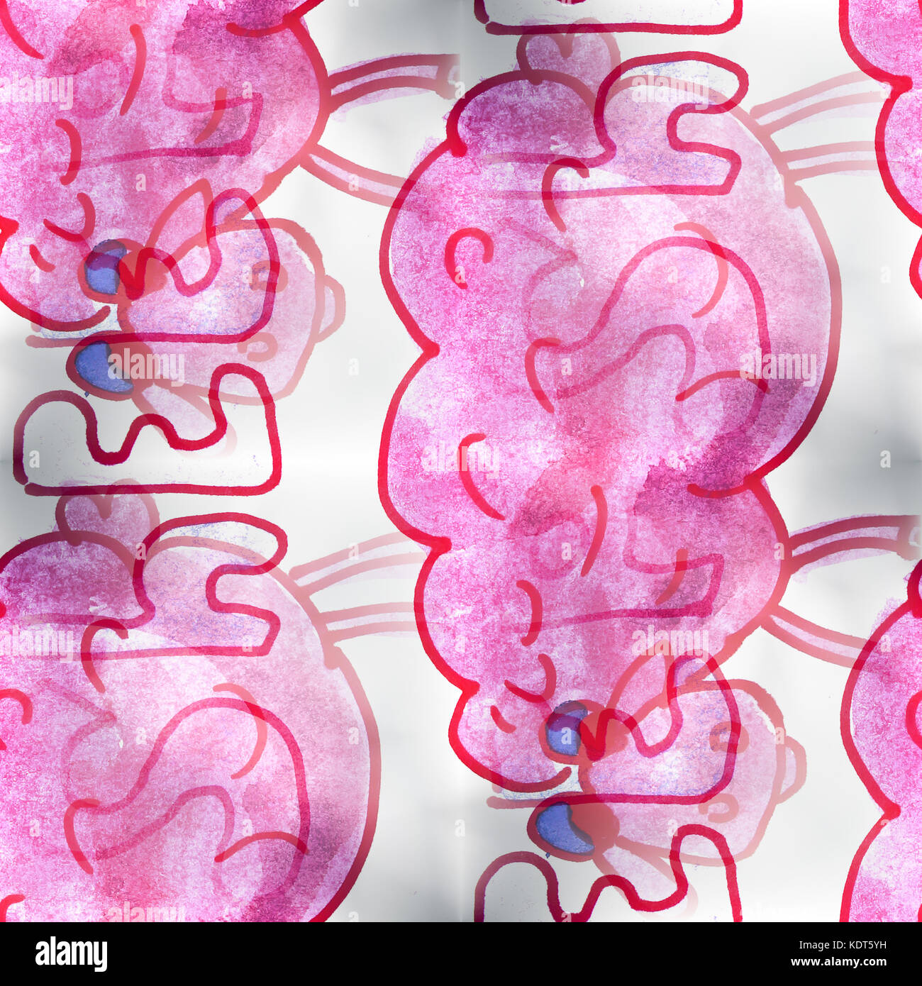 Mural background seamless pattern pink lamb background texture Stock ...