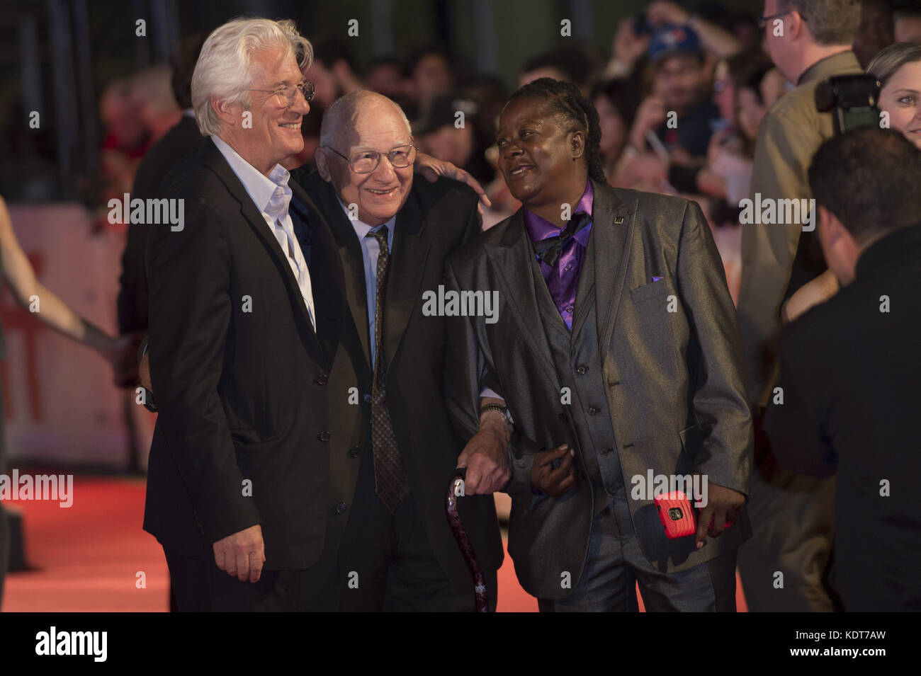 Directors and actors attend a premiere for 'Three Christs' at the  42nd Toronto International Film Festival (TIFF) in Toronto, Canada.  Featuring: Richard Gere, Homer George Gere Where: Toronto, Canada When: 14 Sep 2017 Credit: Euan Cherry/WENN.com Stock Photo