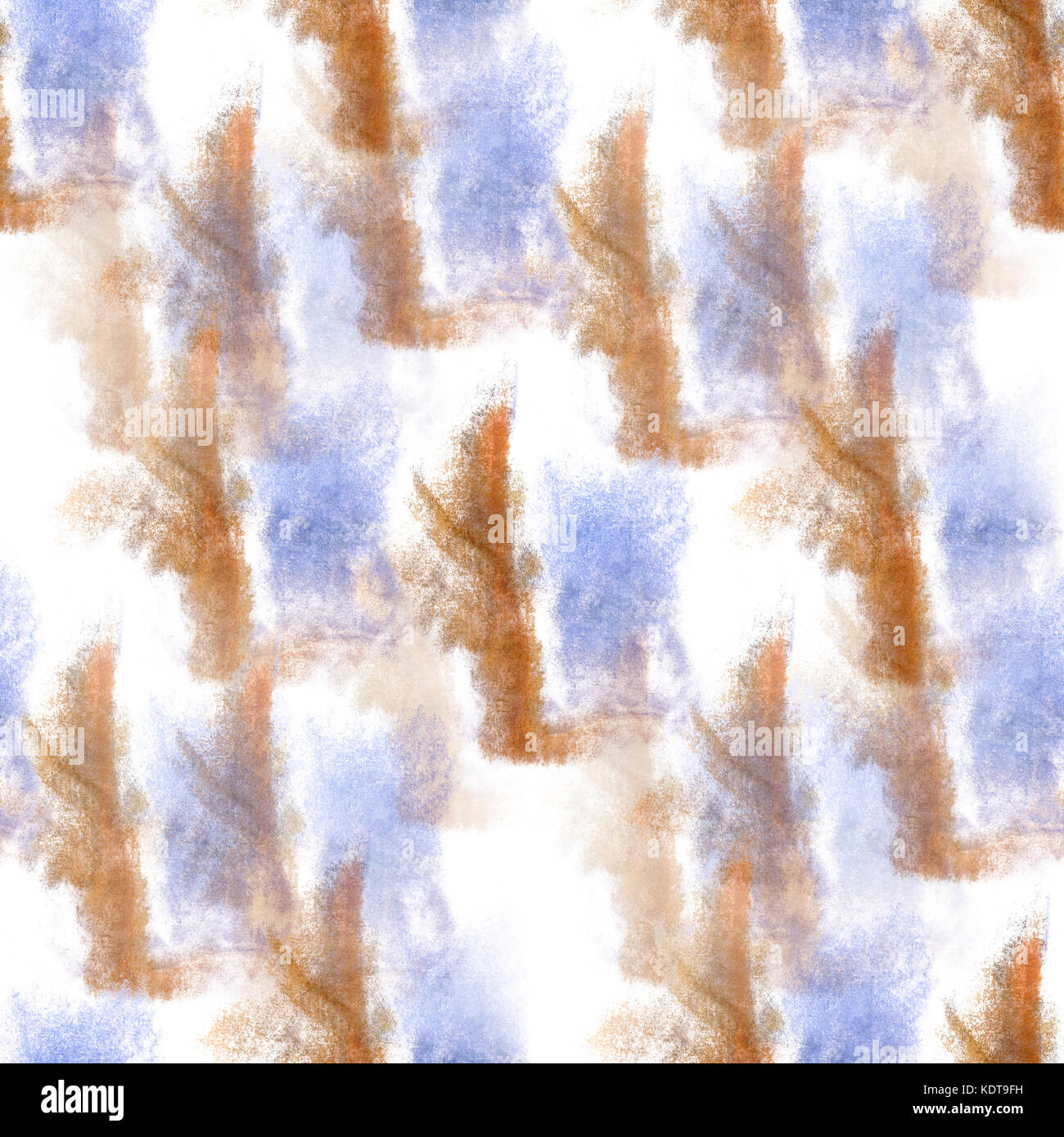 artist brown, blue seamless watercolor wallpaper texture of han Stock ...