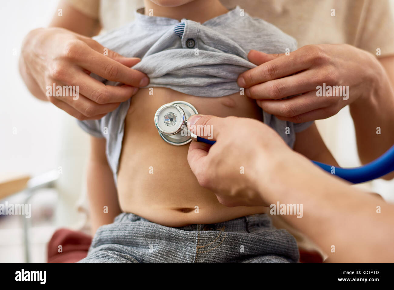 Pediatric  Examination Stock Photo