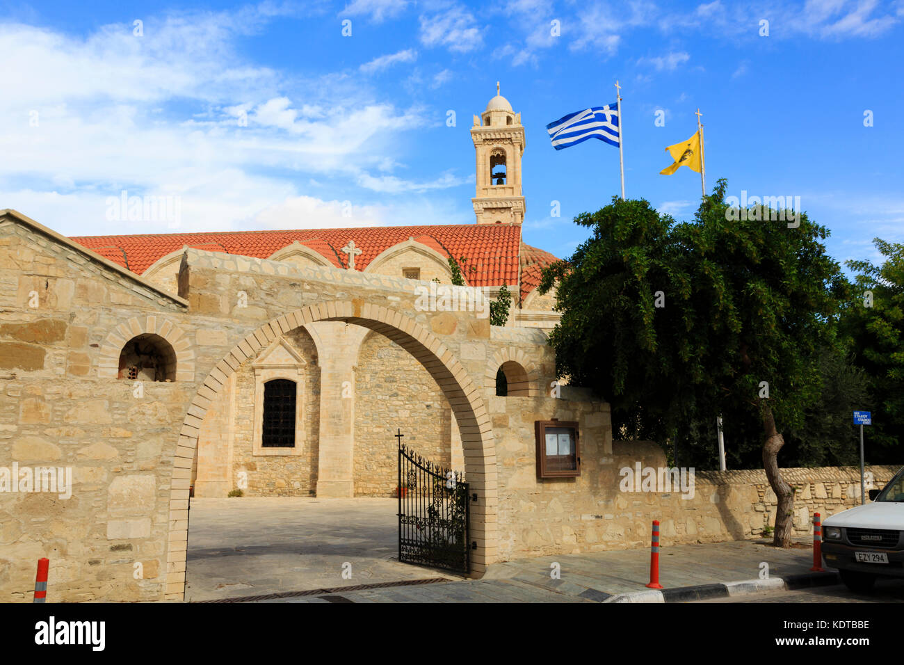Greek Orthodox church of Saint Irene, Pervolia, Larnaca, Cyprus Stock