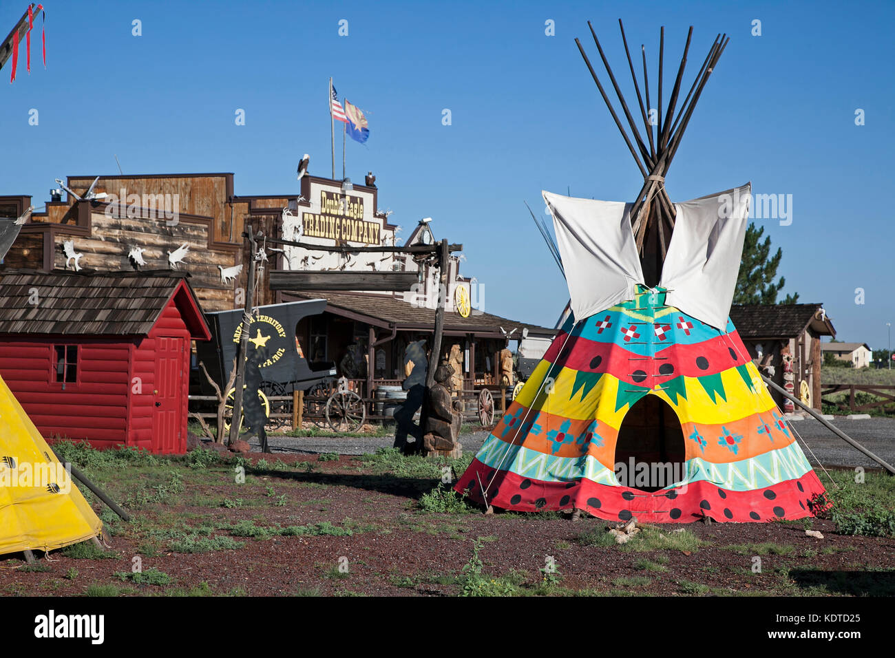 American Indian wigwam. Grand Canyon Colorado National Park, USA Stock Photo