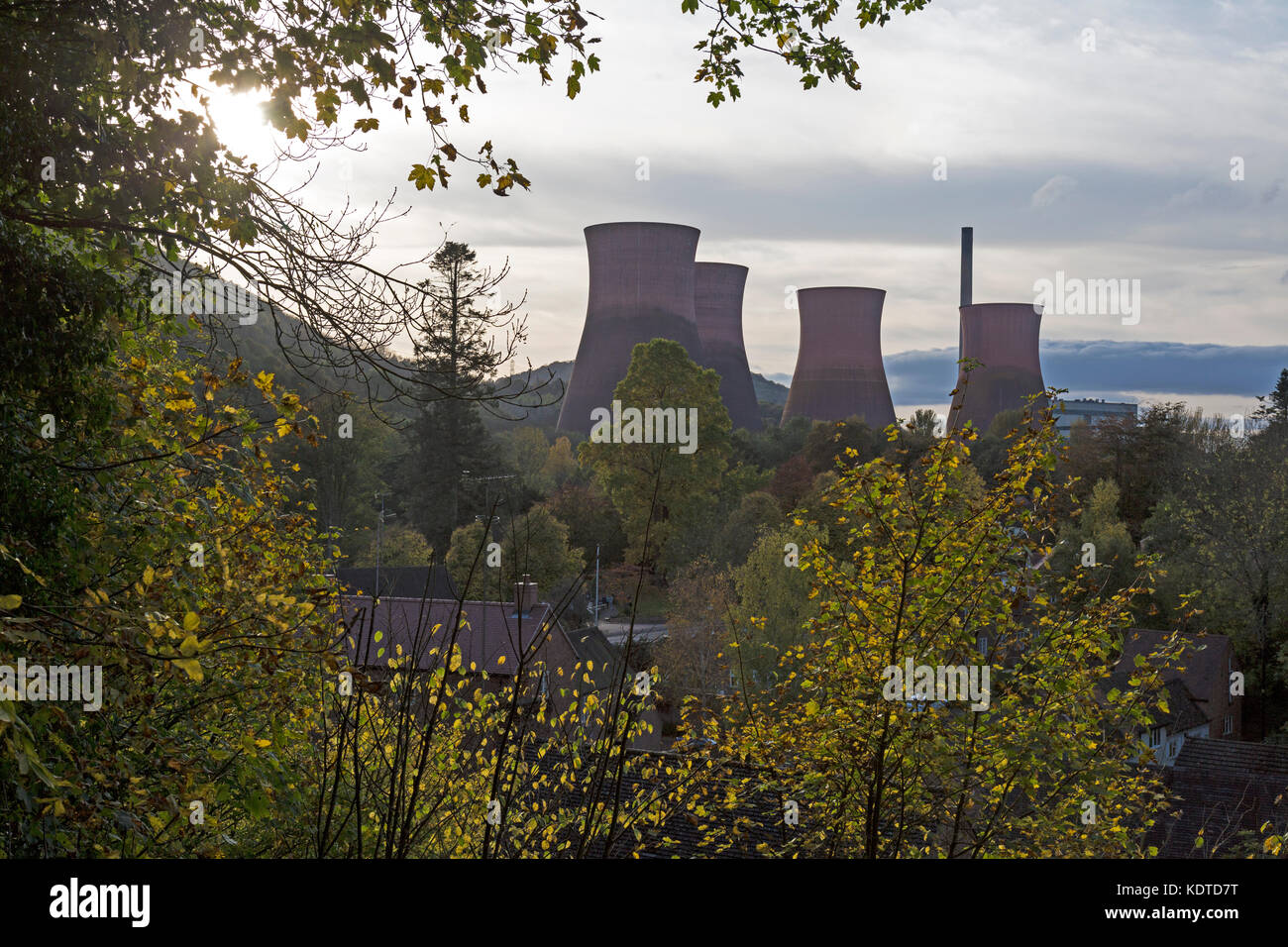 Ironbridge Power Station in Shropshire, England. Decommisioned in 2016 and due for demolished during 2018. Stock Photo