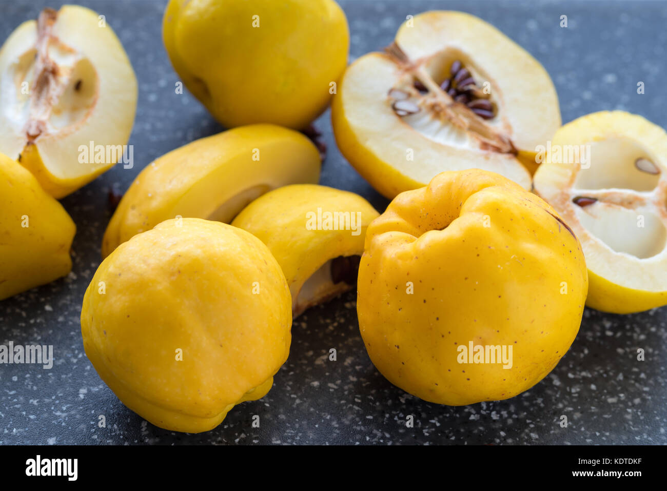 Fresh quince fruits Stock Photo Alamy