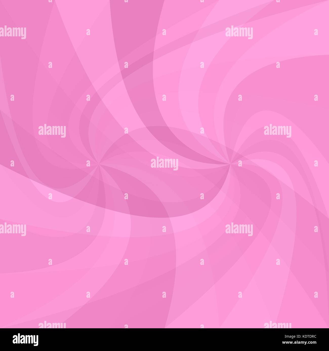 Double spiral background - vector design from twisted rays in pink tones Stock Vector