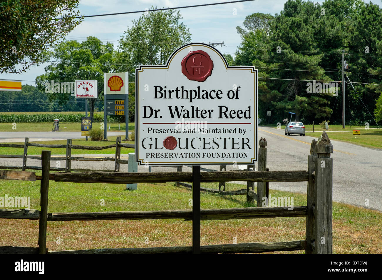 Walter Reed Birthplace, 4021 Hickory Fork Road, Belroi, Gloucester