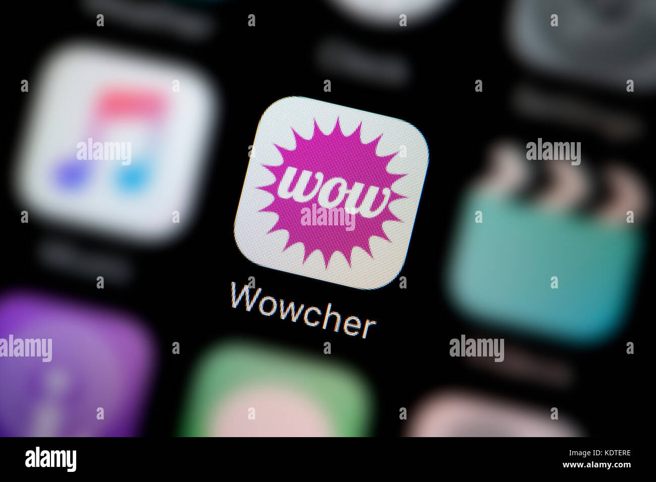 Wowcher logo hires stock photography and images Alamy