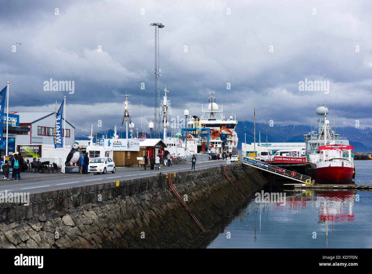 Old Harbour, Reykjavik, Iceland Stock Photo
