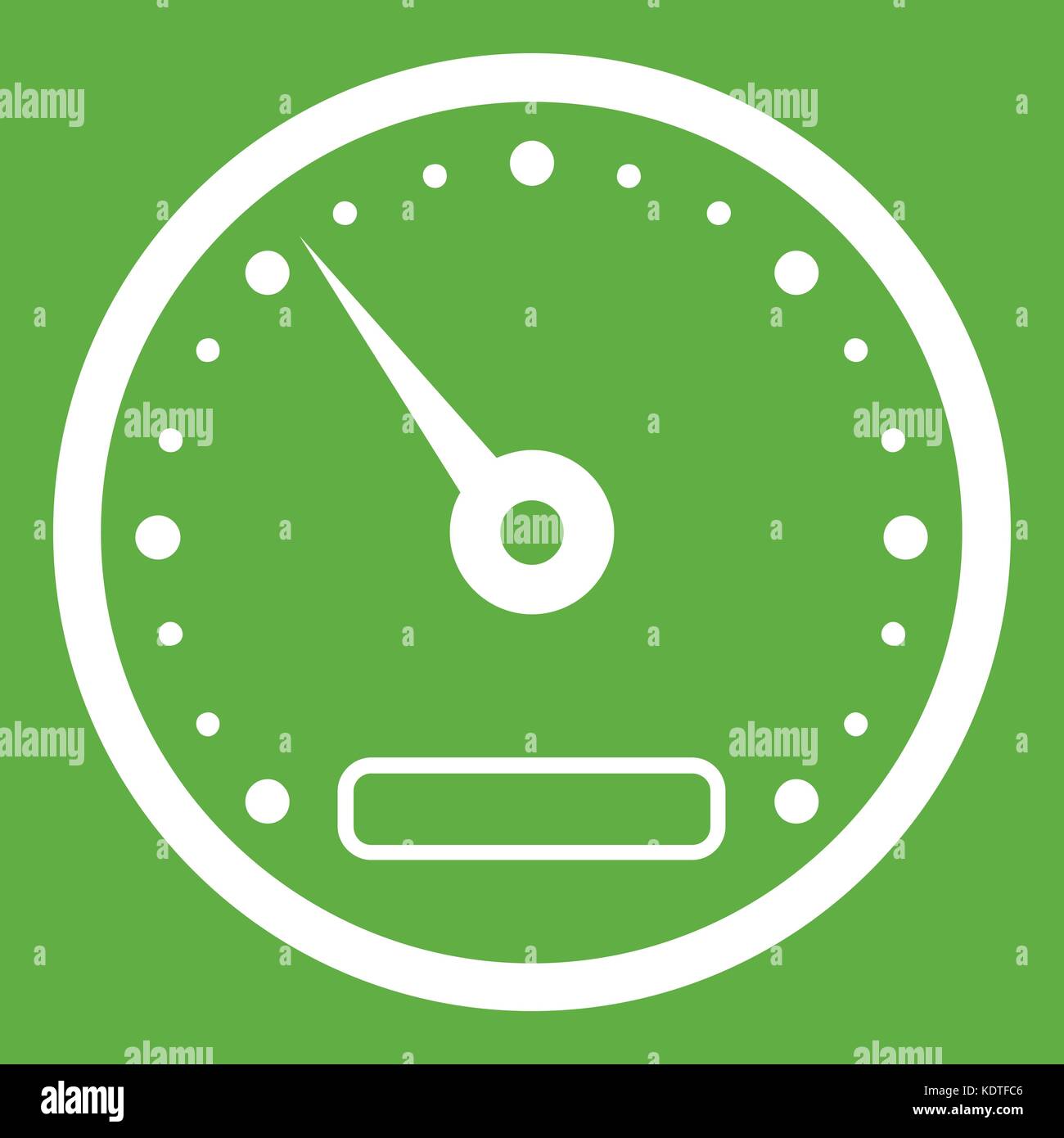Speedometer icon green Stock Vector Image & Art Alamy