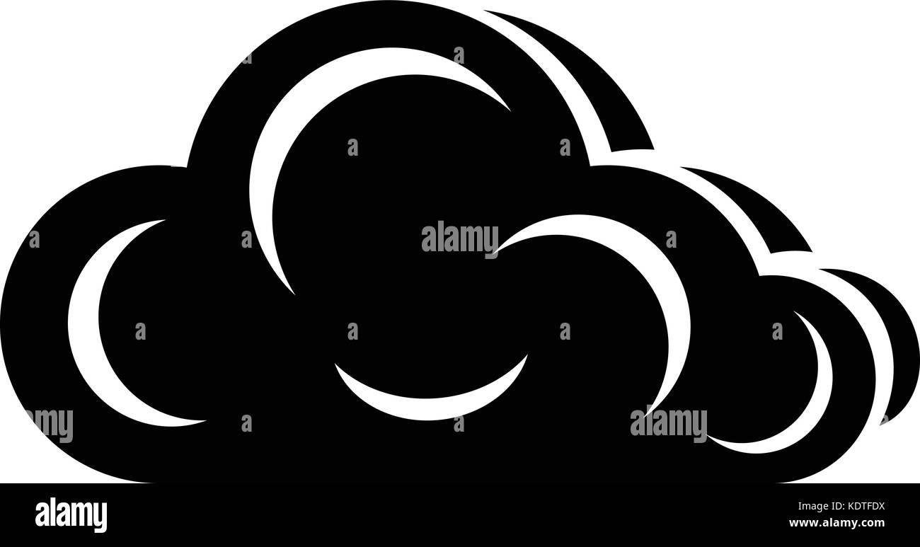 Art cloud icon, simple black style Stock Vector Image & Art - Alamy