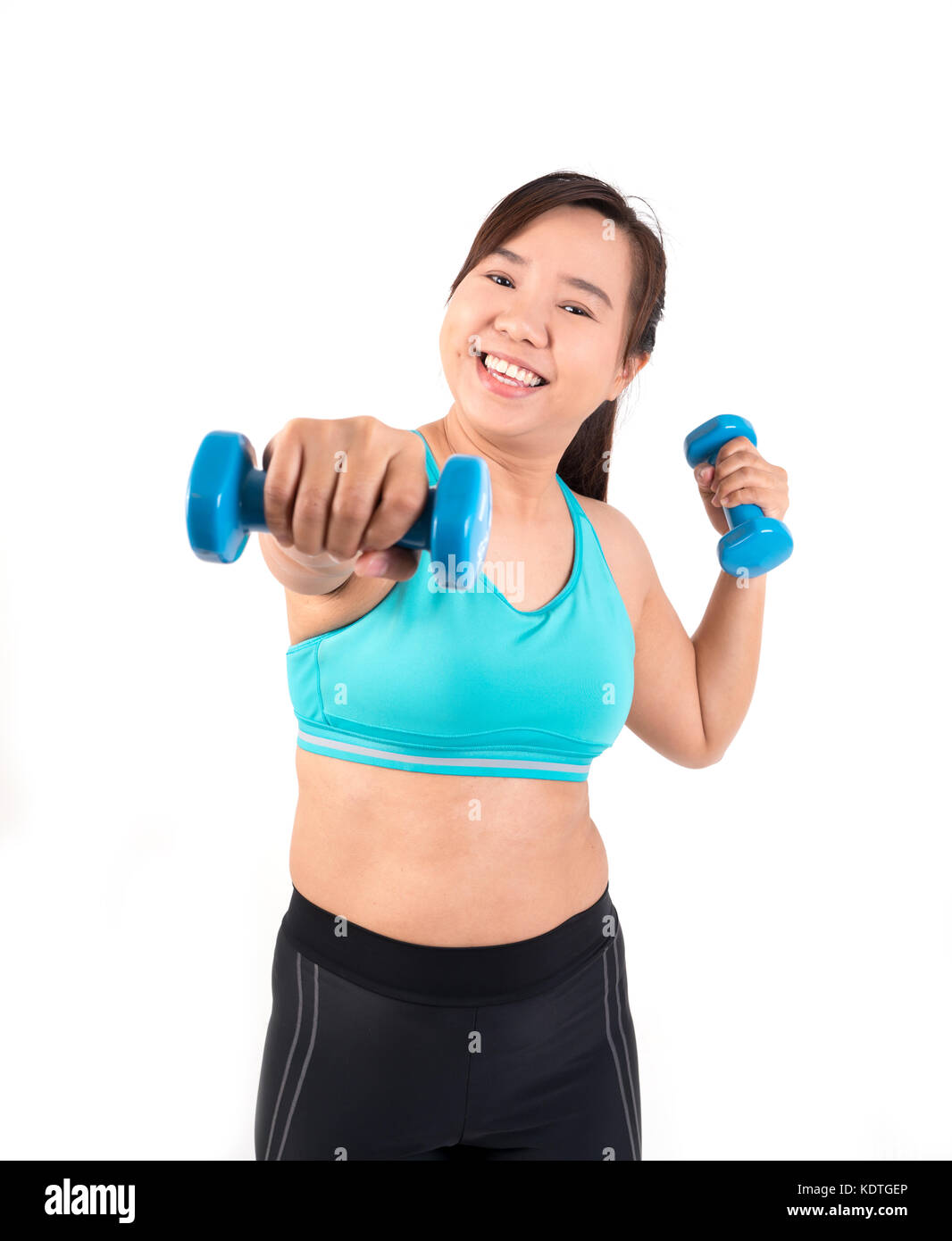 Asian Chubby Woman Holding Dumbbell For Exercising Stock Photo Alamy Asian Chubby Woman Holding Dumbbell For Exercising Stock Photo Alamy