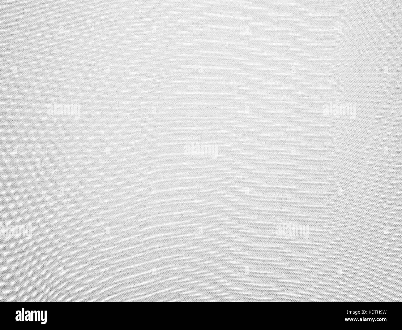 White fabric canvas texture background for design blackdrop or overlay background Stock Photo