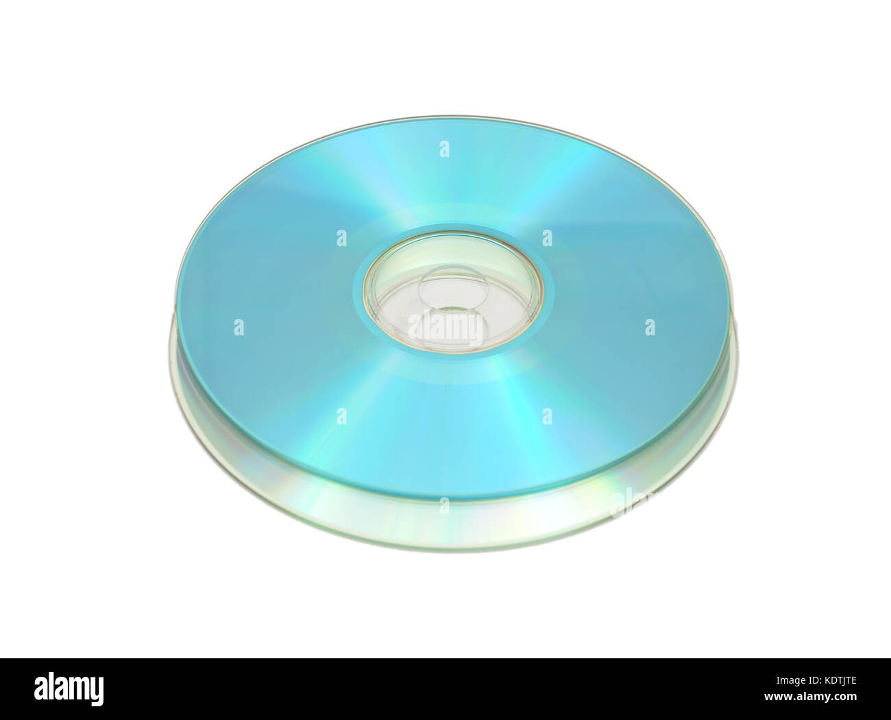 Detailed but simple image of  compact disc Stock Photo