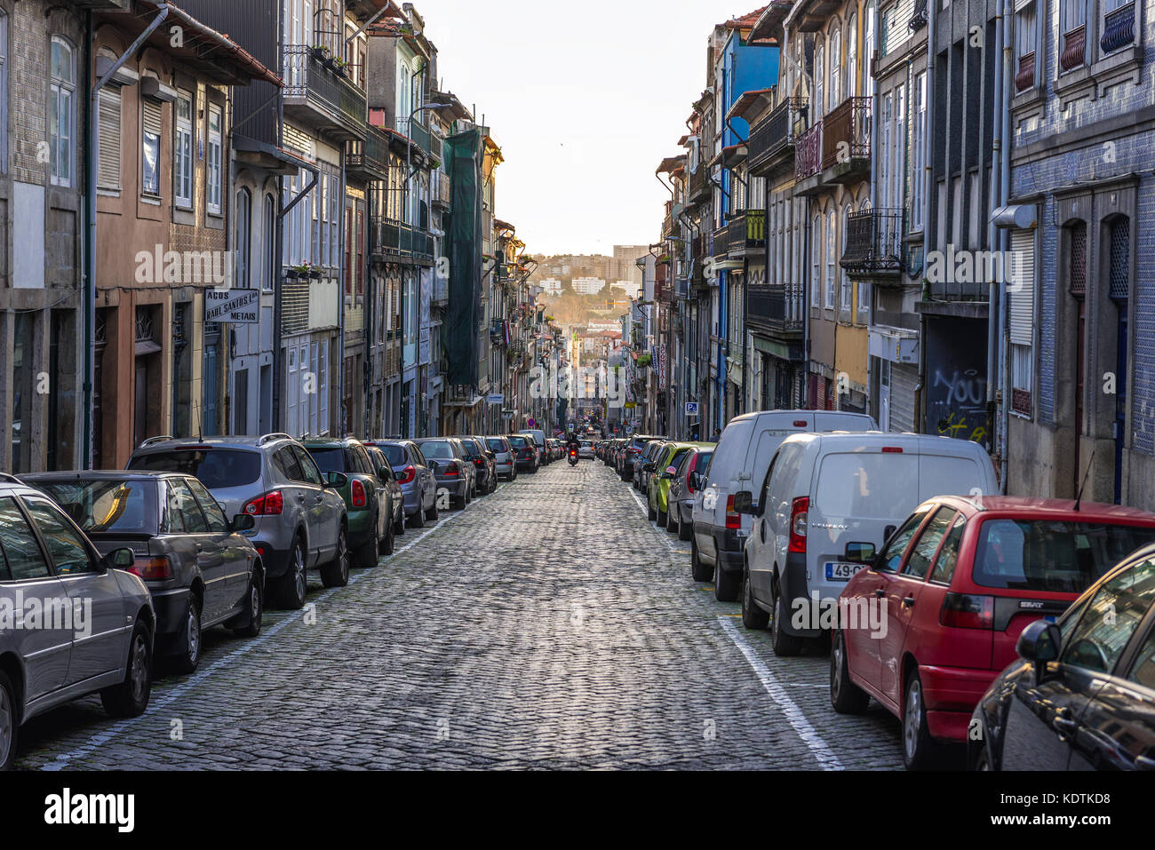Rua do Almada cobblestone street in Cedofeita former civil parish of Porto  city on Iberian Peninsula, second largest city in Portugal Stock Photo -  Alamy