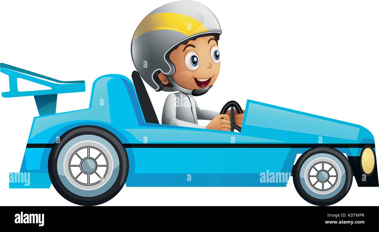 racing car boy
